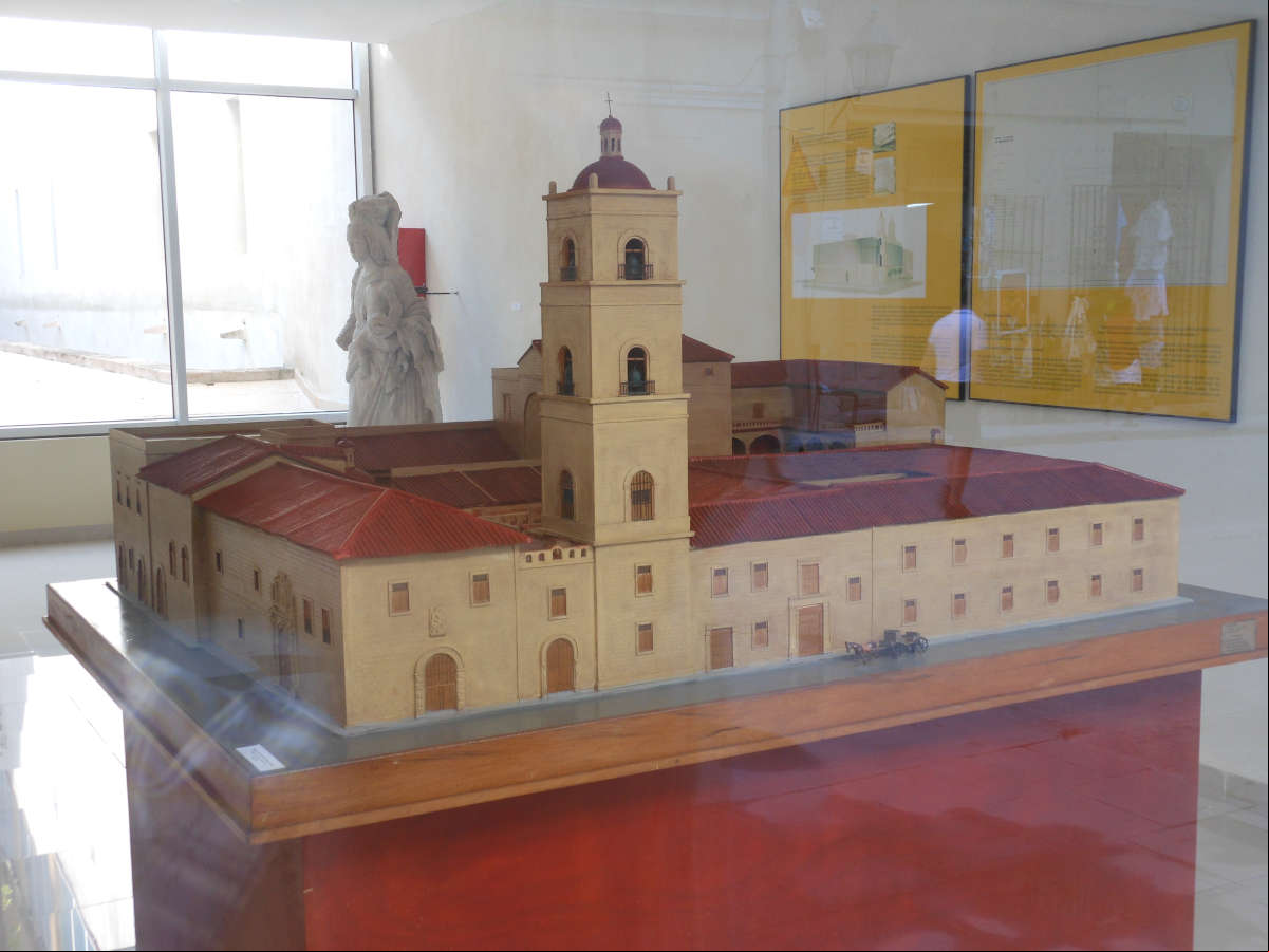 Maqueta de la Real y Pontificia Universidad de San Gerónimo de la Habana en el actual Museo Universitario Maqueta de la Real y Pontificia Universidad de San Gerónimo de la Habana