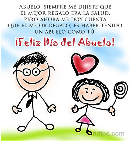 Mensaje de felicitacion para mi abuelo