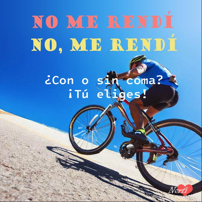 Ciclista subiendo una cuesta