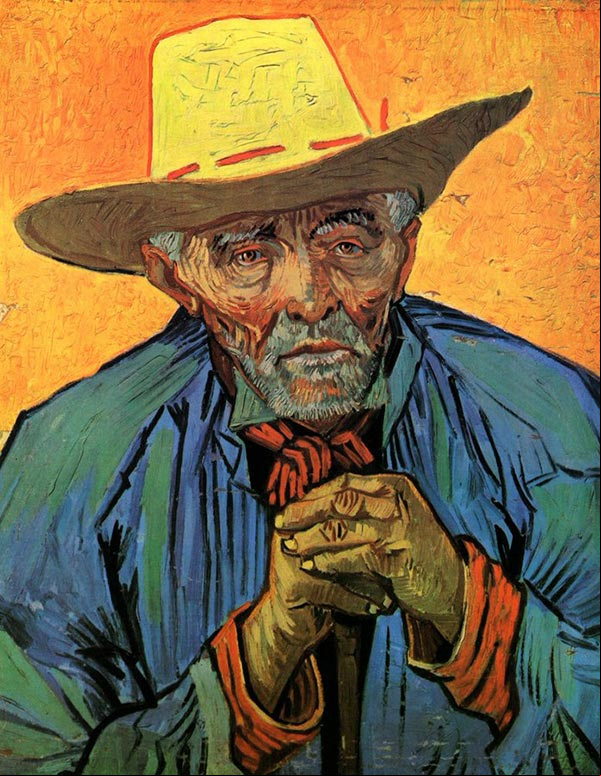 Portrait of Patience Escalier, pintura de Vincent Van Gogh de 1888 #VanGogh Portrait of Patience Escalier, pintura de Vincent Van Gogh de 1888
