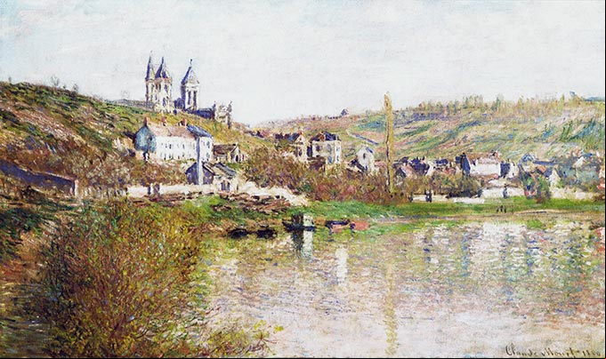 Claude Monet - The Hills of Vetheuil, 1880 Claude Monet - The Hills of Vetheuil, 1880