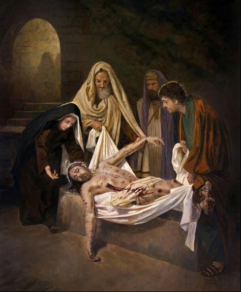 Duelo de María por la sepultura de Jesús y la soledad - Los Siete dolores de la Virgen María Duelo de María por la sepultura de Jesús y la soledad - Los Siete dolores de la Virgen María