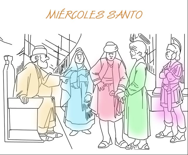 Miércoles Santo, se reúne el Sanedrín para condenar a Jesús Miércoles Santo, se reúne el Sanedrín para condenar a Jesús
