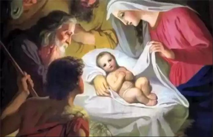 Imagen que representa el nacimiento del Niño Jesús en Belén. #NacimientoJesus Imágenes del Nacimiento del Niño Jesús