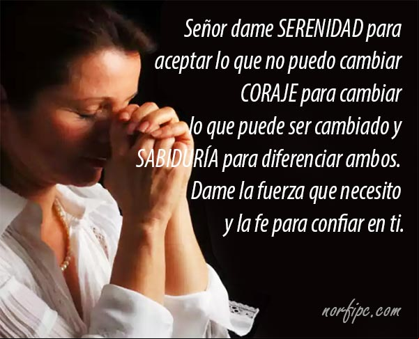 Señor dame SERENIDAD para aceptar lo que no puedo cambiar, CORAJE para cambiar lo que puede ser cambiado y SABIDURÍA para diferenciar ambos. Dame la fuerza que necesito y la fe para confiar en ti. #OracionesCristianas Dios mio dame la fuerza que necesito para confiar en ti
