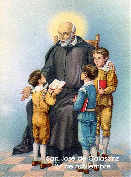 San José de Calasanz santo patrón de la educación católica San José de Calasanz