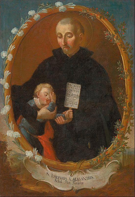 San José de Calasanz, 25 de agosto Imagen de San José de Calasanz