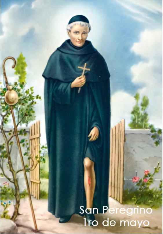 San Peregrino Laziosi, santo patrón de los enfermos de cáncer San Peregrino Laziosi, santo patrón de los enfermos de cáncer