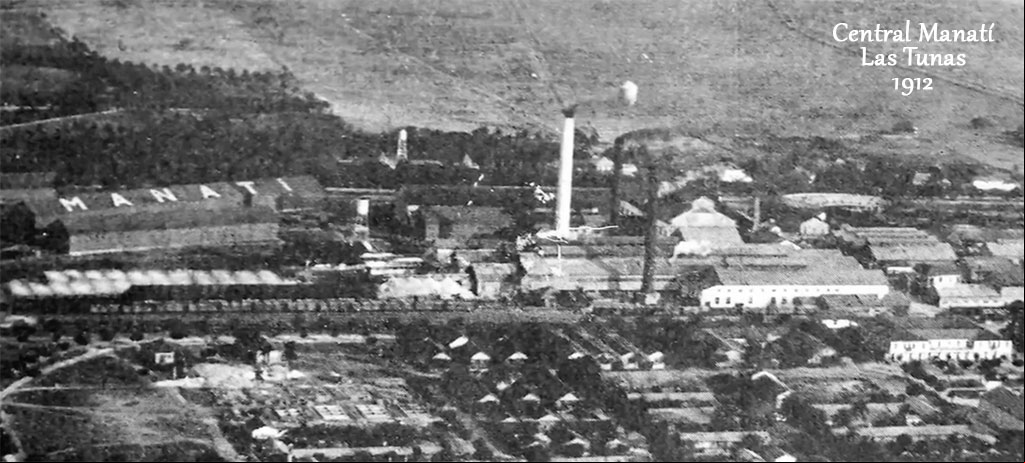 Foto aérea del Central azucarero Manatí, renombrado como Argelia Libre Foto aérea del Central azucarero Manatí, renombrado como Argelia Libre
