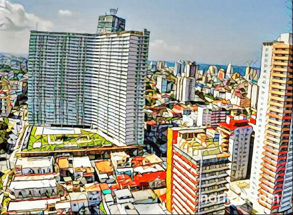 El edificio Focsa en el Vedado, el mas alto de Cuba El edificio Focsa