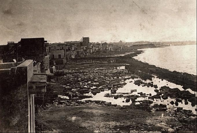 Litoral habanero antes del Malecón en 1900 Litoral habanero antes del Malecón en 1900