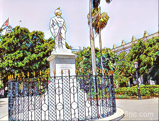Monumento a Carlos Manuel de Céspedes en la Plaza de Armas de la Habana Monumento a Carlos Manuel de Céspedes en la Plaza de Armas de la Habana