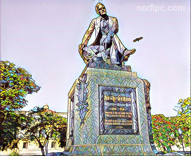 Monumento a José de la Luz y Caballero en la Habana Monumento a José de la Luz y Caballero en la Habana