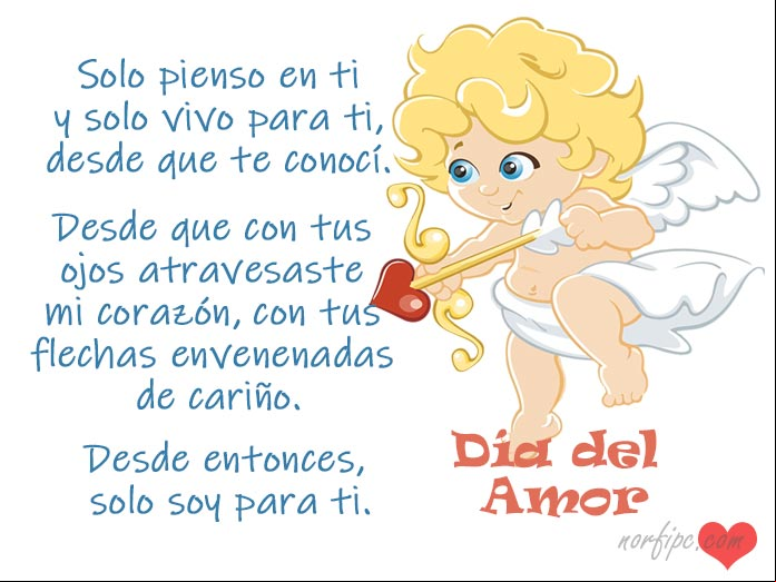 Solo soy para ti. Poema para dos enamorados