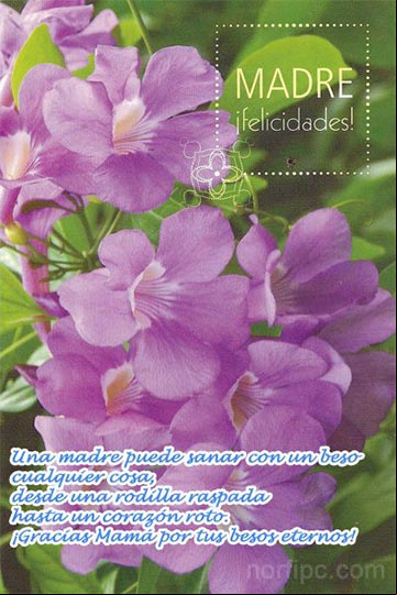 ¡Gracias Mamá por tus besos eternos! ¡Gracias Mamá por tus besos eternos!