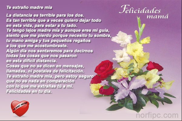 Te extraño madre mía. #DiaMadre Te extraño madre mía