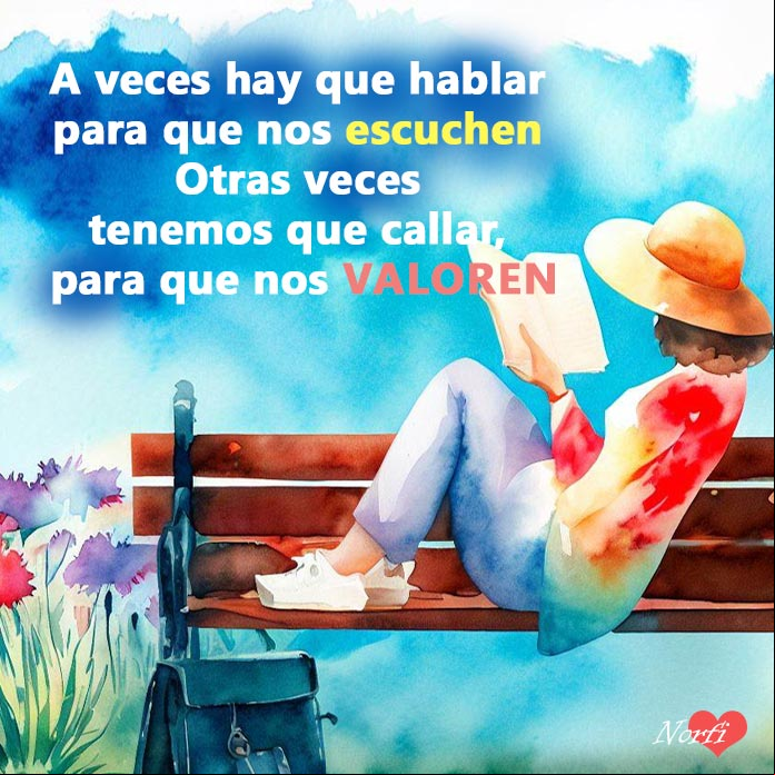 Mujer sentada en un banco del parque leyendo