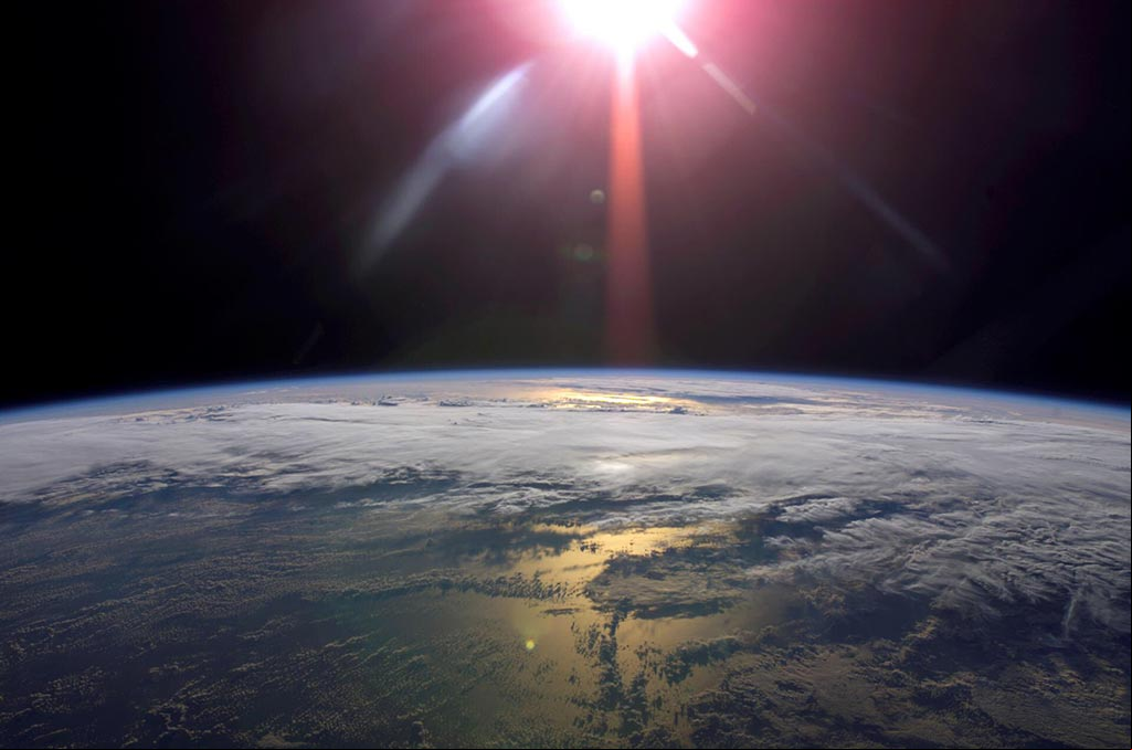 Foto de la Tierra desde la Estación Espacial Internacional Foto de la Tierra desde la Estación Espacial Internacional