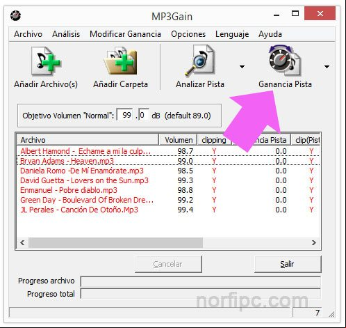Normalizar varias canciones a un mismo volumen con MP3Gain Normalizar varias canciones a un mismo volumen con MP3Gain