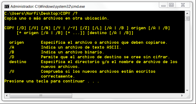 Como utilizar la consola de CMD y crear los archivos batch