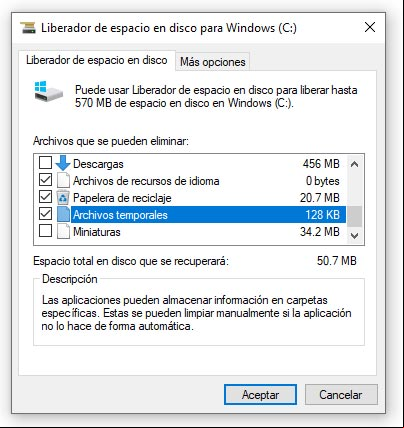 Eliminar archivos innecesarios en Windows con el Liberador de espacio Eliminar archivos innecesarios en Windows con el Liberador de espacio