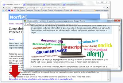 Lograr que los enlaces de una página web se abran en una nueva ventana