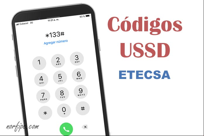 Códigos USSD de Cubacel, ETECSA en Cuba Códigos USSD de Cubacel, ETECSA en Cuba