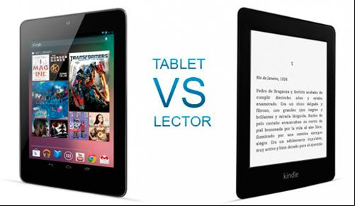 Diferencias y comparacion de las tabletas y los lectores electronicos Diferencias y comparacion de las tabletas y los lectores electronicos