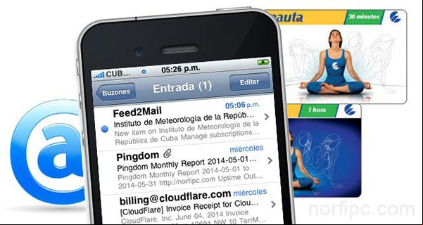 Crear una cuenta de correo en Cuba con el servicio de Nauta y usarla en el teléfono celular Crear una cuenta de correo en Cuba con el servicio de Nauta y usarla en el teléfono celular