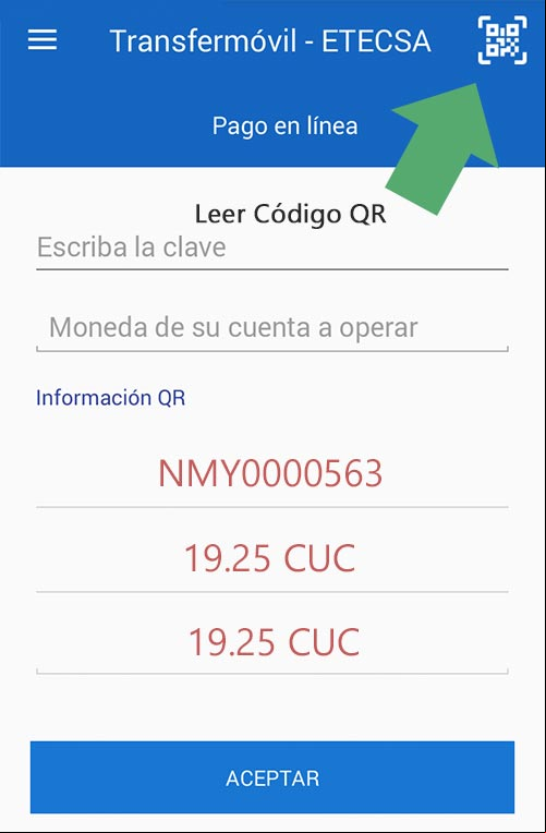 Hacer pago en línea con Transfermóvil Hacer pago en línea con Transfermóvil