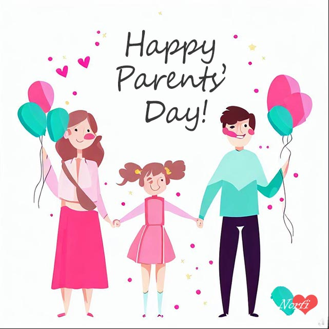 Cuarto domingo de julio, Día Nacional de los Padres (Parents’ Day) en los Estados Unidos Happy Parents’ Day