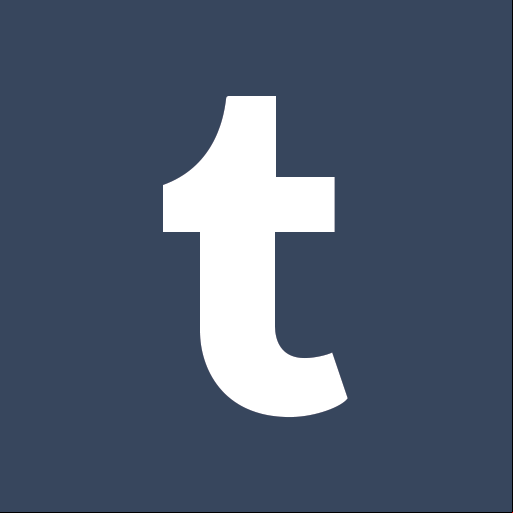 Icono oficial azul de Tumblr Icono oficial de Tumblr