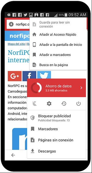 Principales funcionalidades del navegador móvil Opera Mini Principales funcionalidades del navegador móvil Opera Mini