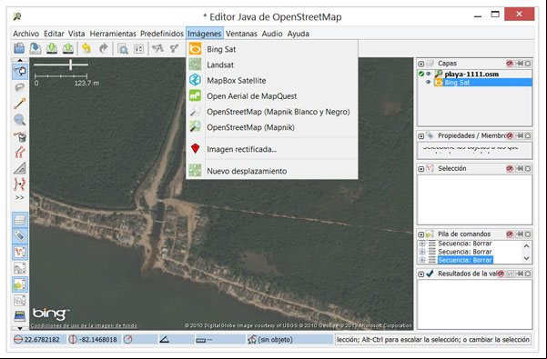 Cargar un mapa de fondo para guiarse en JOSM Cargar un mapa de fondo para guiarse en JOSM