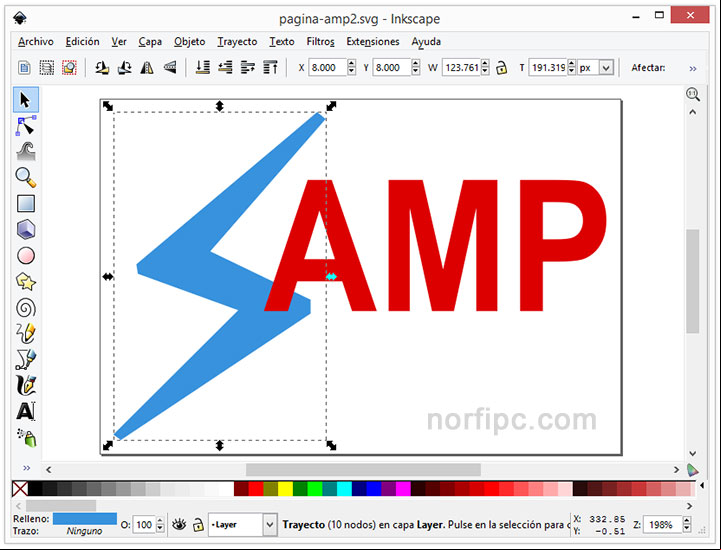 Usando Inkscape para crear una imagen vectorial SVG Usando Inkscape para crear una imagen vectorial SVG