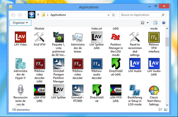 Carpeta especial oculta de aplicaciones en Windows 8.1 Carpeta especial oculta de aplicaciones en Windows 8.1