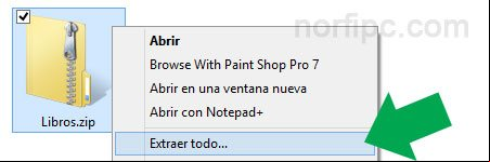 Extraer y descomprimir archivos ZIP en Windows Extraer y descomprimir archivos ZIP en Windows