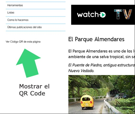 Enlace en las paginas de NorfiPC que muestra el codigo QR que le corresponde Enlace en las paginas de NorfiPC que muestra el codigo QR que le corresponde