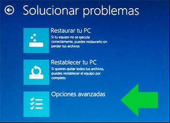 de Solucionar problemas en Windows 8 de Solucionar problemas en Windows 8