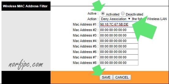 Bloquear un dispositivo en el Router ADSL, con su MAC Address Bloquear un dispositivo en el Router ADSL, con su MAC Address
