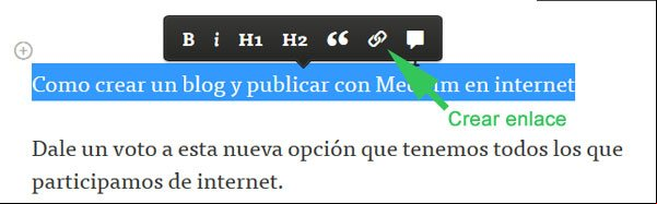 Cambiar el formato del texto o agregar enlaces en un post de Medium Cambiar el formato del texto o agregar enlaces en un post de Medium