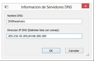 Agregar otros servidores DNS a QuickSetDns Agregar otros servidores DNS a QuickSetDns