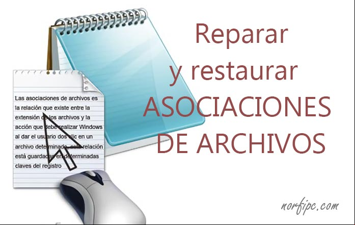 Como reparar y restaurar las asociaciones de archivos en Windows Como reparar y restaurar las asociaciones de archivos en Windows