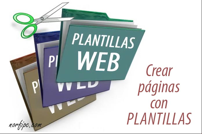 Crear páginas web usando plantillas prediseñadas Crear páginas web usando plantillas prediseñadas