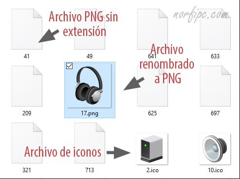 Renombrar archivos sin extensión a PNG en un DLL de Windows Renombrar archivos sin extensión a PNG en un DLL de Windows