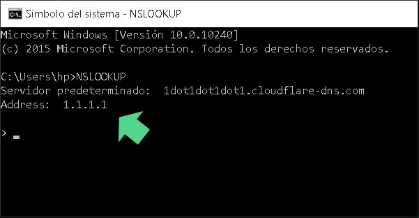 Conocer el servidor DNS signado a nuestra conexión de red en Windows, con el comando NSLOOKUP Conocer el servidor DNS signado a nuestra conexión de red en Windows, con el comando NSLOOKUP