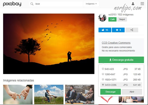 Descargar fotografías libres de dominio publico desde Pixabay Descargar fotografías libres de dominio publico desde Pixabay