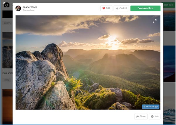 Descargar fotos que se pueden usar y modificar libremente desde Unsplash.com Descargar fotos desde Unsplash.com