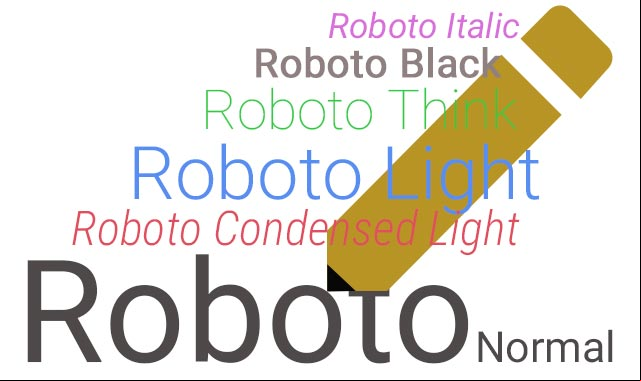 La fuente Roboto para facilitar la lectura en mis páginas La fuente Roboto para facilitar la lectura en mis páginas