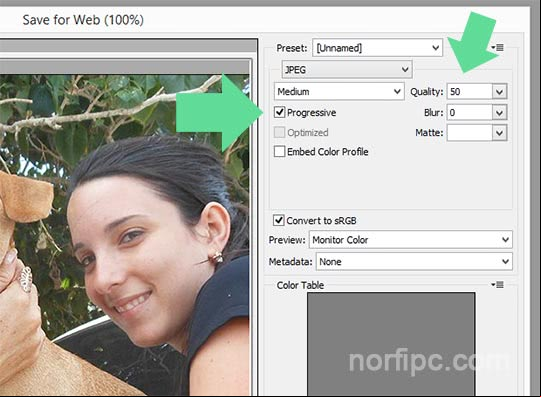 Parámetros que debemos cambiar al guardar imágenes para la web con Photoshop Parámetros que debemos cambiar al guardar imágenes para la web con Photoshop